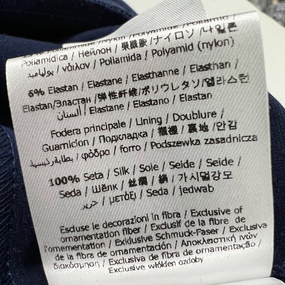 Liu Jo Womens Blue Short Sleeve Jersey Dress Bow Detail size IT 42 US 6 - Picture 14 of 15